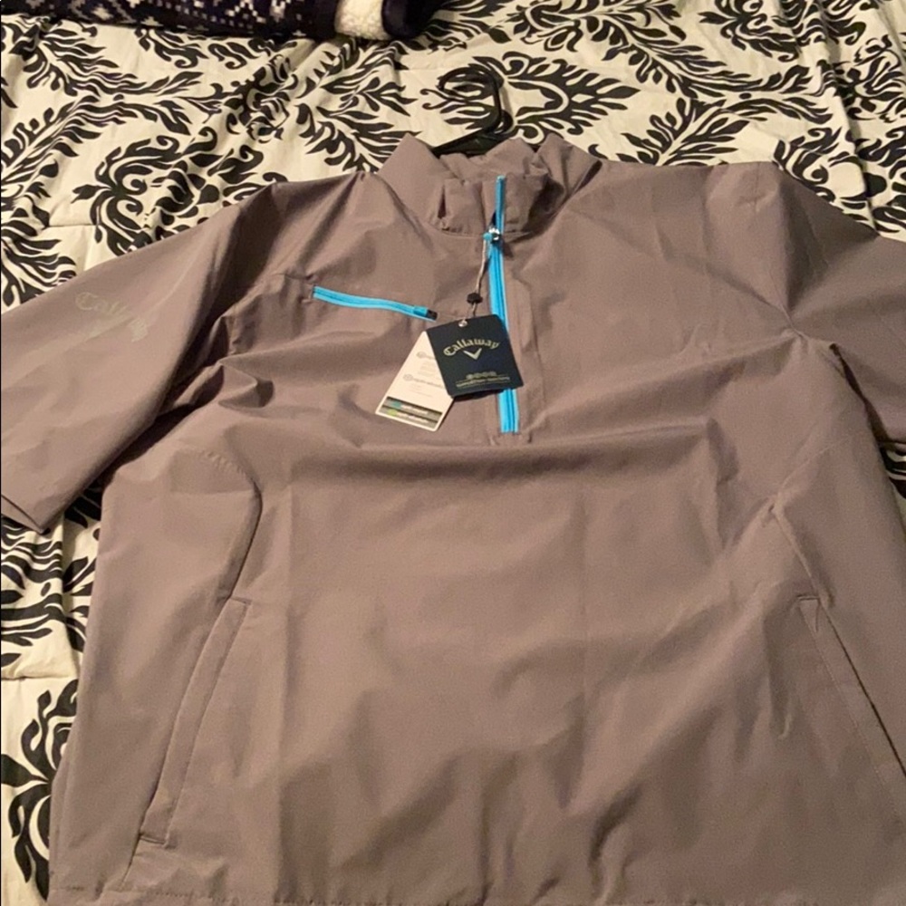 Callaway short sleeve rain jacket